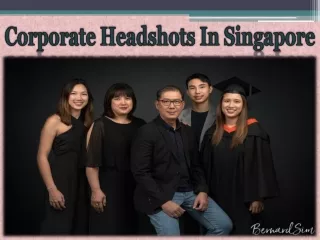 Corporate Headshots In Singapore