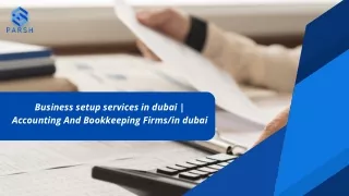 Business setup services in dubai