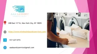 Get Excellent Commercial Laundry Services in NYC