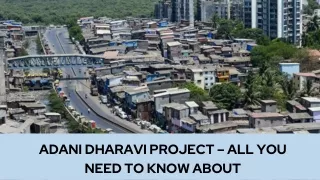 Adani Dharavi - All You need to need to know about