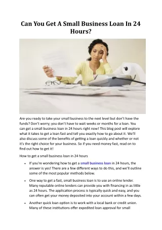 small loans bad credit