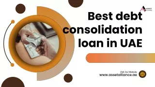 Best debt consolidation loan in UAE