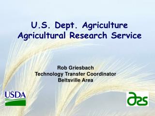 U.S. Dept. Agriculture Agricultural Research Service