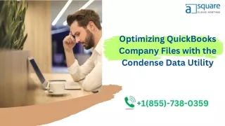 What does the QuickBooks Condense data Utility create ?