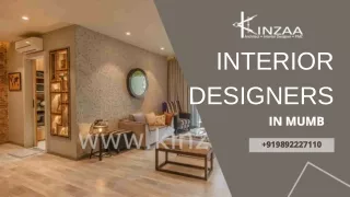 Residential Architects and Residential Interior Designers in Mumbai - Kinzaa