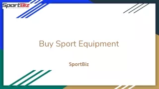 Buy Sport Equipment