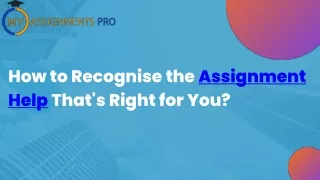 What Are Some Assignment Writing Service Benefits