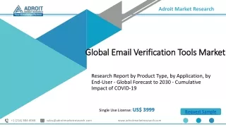 Email Verification Tools Market Report Surveys, Growth Analysis 2023-2030