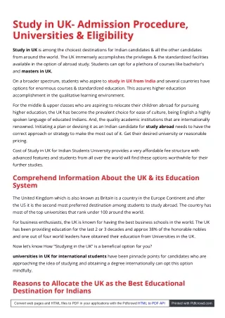 Studying in the UK: Embrace a World-Class Education Experience | IELTSEduversity