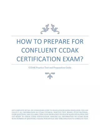 How to Prepare for Confluent CCDAK Certification Exam?