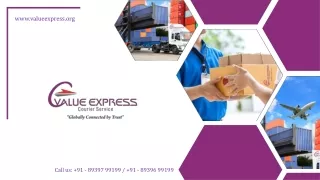 Offering Reliable International and Domestic Courier Booking Services with Value Express