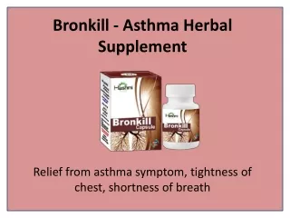 Strengthen the Respiratory System with Asthma Capsule