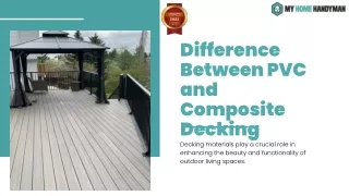 Difference Between PVC and Composite Decking