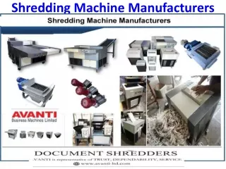 Looking Shredding Machine For Official Purpose & Personal And Industrial Uses