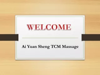 Ai Yuan Sheng TCM Massage