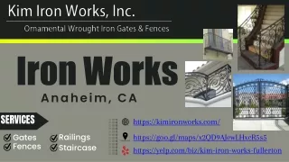 Iron Works Services Anaheim CA