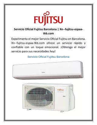 Servicio Oficial Fujitsu Barcelona  Xn--fujitsu-espaa-tkb.com