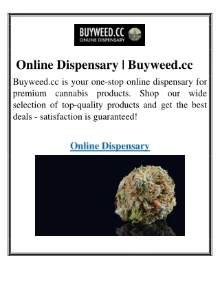 Buy Weed Canada  Buyweed