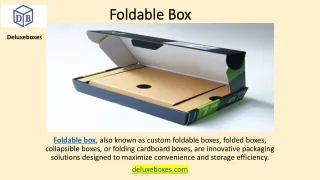 Foldable Box