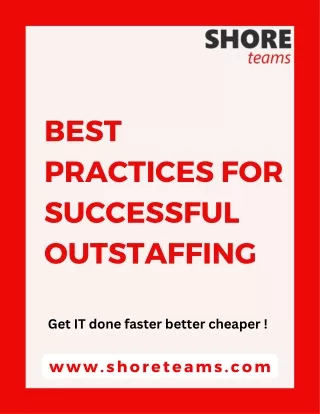 Best Practices for Successful Outstaffing | Shore Teams