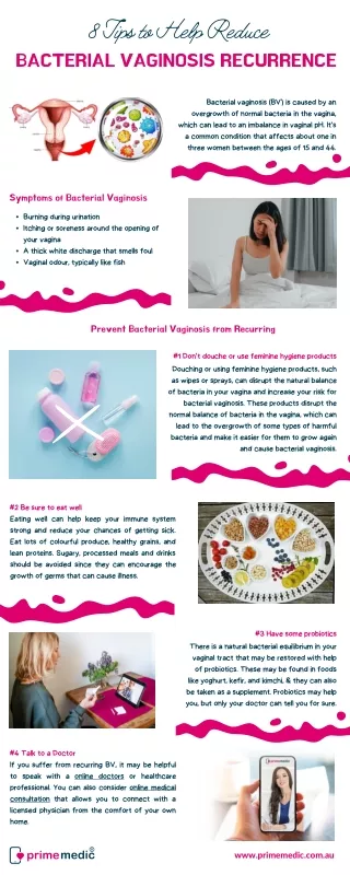 8 Tips to Help Reduce Bacterial Vaginosis Recurrence