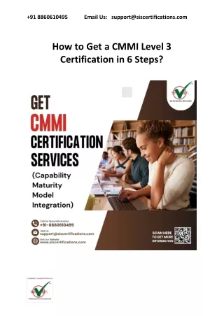 How to Get a CMMI Level 3 Certification in 6 Steps