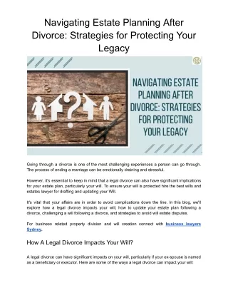Navigating Estate Planning After Divorce_ Strategies for Protecting Your Legacy.docx