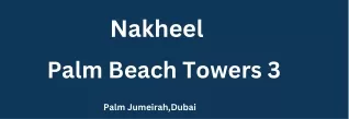Palm Beach Towers 3 Palm Jumeirah -E-Brochure