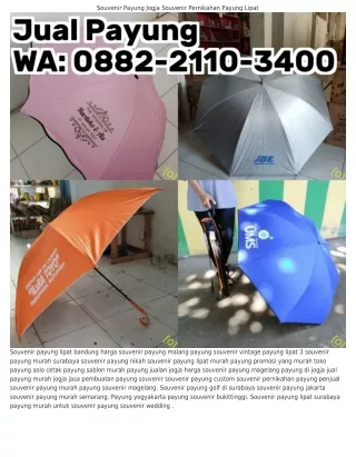 O882~211O~ᣮᏎOO (WA) Souvenir Payung Rumahan Payung Souvenir Original