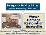 Water Damage Restoration Huntsville