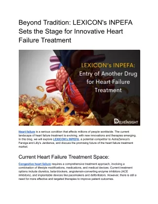 LEXICON’s INPEFA_ Entry of Another Drug for Heart Failure Treatment