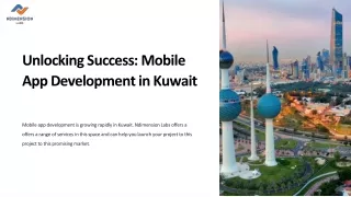 Unlocking Success: Mobile App Development In Kuwait