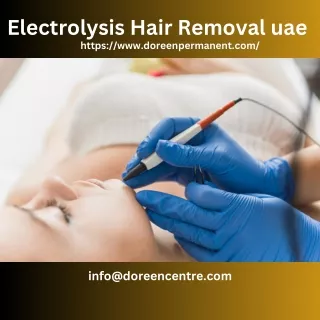 Electrolysis Hair Removal uae