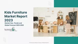 Kids Furniture Global Market By Product Type, By Material, By Application, By Sales Channel, Opportunity Analysis and In