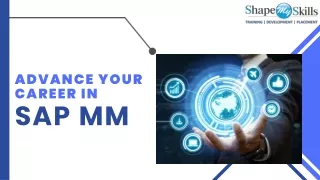 Unlock your Skills with SAP MM Training in Noida at ShapeMySkills