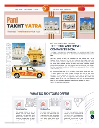 Get the Best Tour Package at an Affordable Prices in India?- Sikh Tours