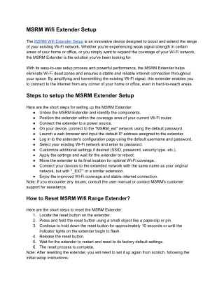 MSRM Wifi Extender Setup (2)