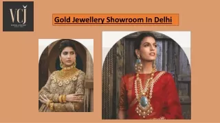 gold jewellery showroom in Delhi