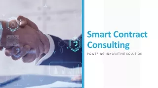 Powering Innovation Smart Contract Consulting Solutions