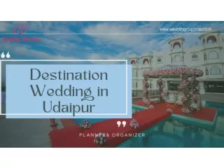 Best Wedding Venues in Udaipur | Destination Wedding in Udaipur