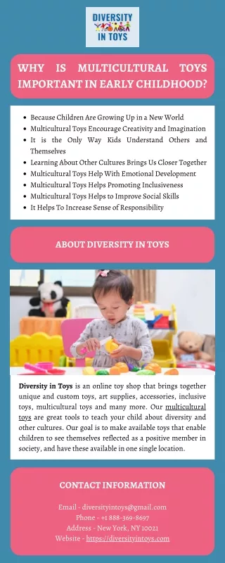 Why Is Multicultural Toys Important in Early Childhood