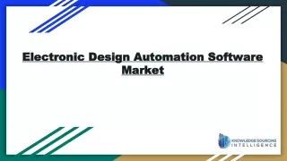 Electronic Design Automation Software Market is expected to grow at a healthy CAGR