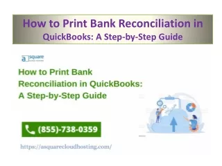 How to Print Bank Reconciliation in QuickBooks: A Step-by-Step Guide