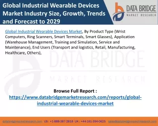 Global Industrial Wearable Devices Market