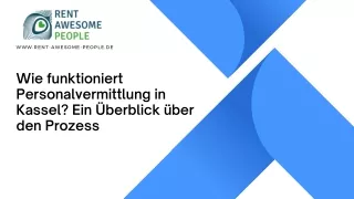 Wie funktioniert Personalvermittlung in Kassel? Ein Überblick über den Prozess