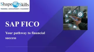 SAP FICO Your Pathway to financial success