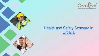 Health and Safety Software in Croatia