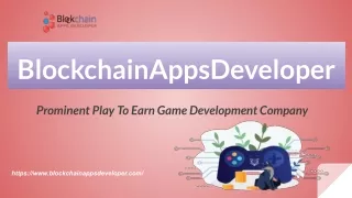Play to earn game development company