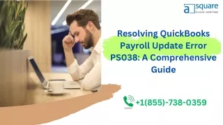 How to Fix QuickBooks Error PS038: Troubleshooting Guide