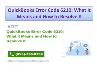 QuickBooks Error Code 6210: Causes and Solutions